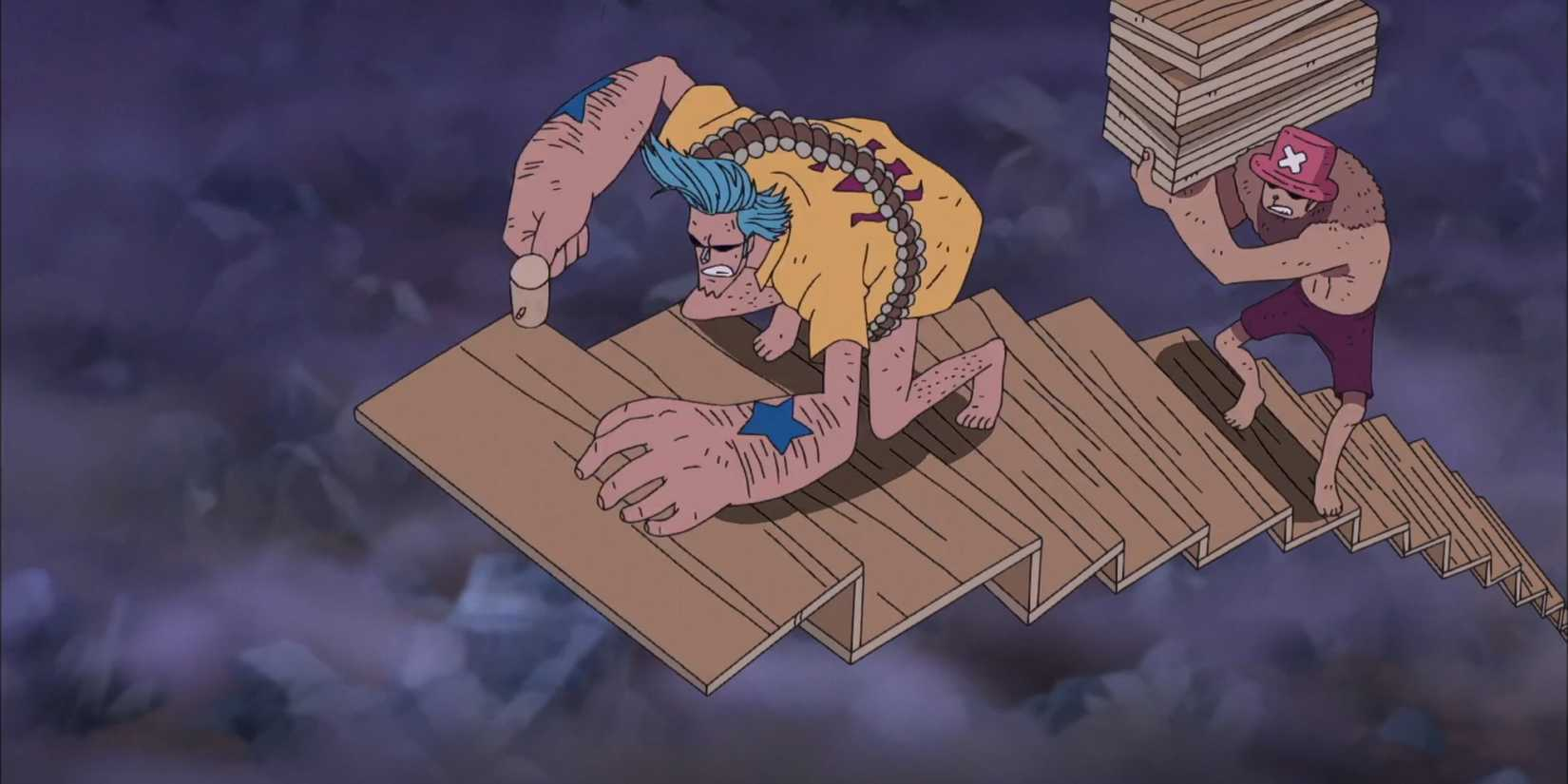 Franky building the staircase — creating something that takes you higher